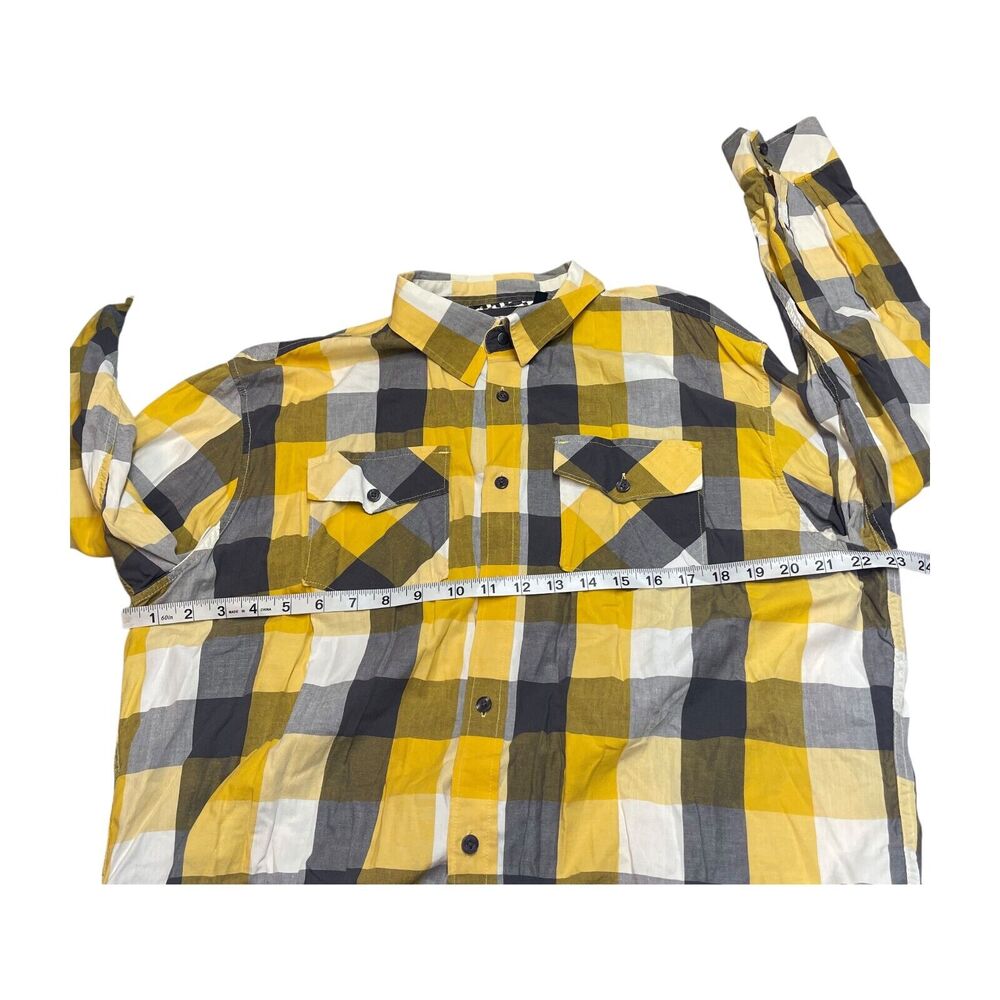 Ocean Current Shirt Men's XL Multicolor Plaid 100% Cotton Long Sleeve Button-Up - Picture 5 of 7